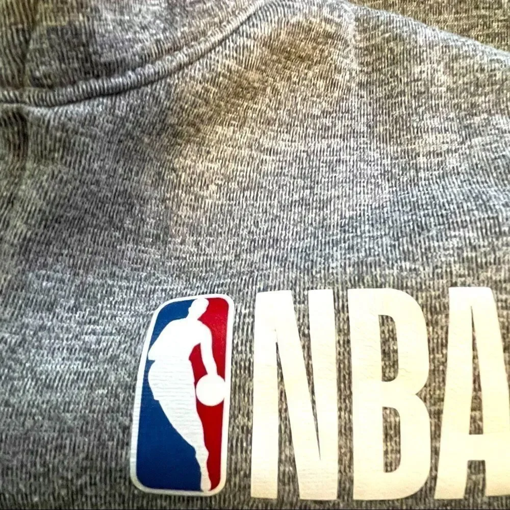 Boys NBA Medium Gray Full Zip Jacket‎